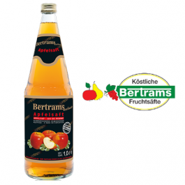 Bertrams Apfelsaft klar 6x1,0l Kasten Glas