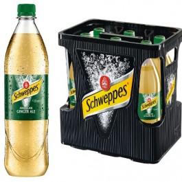 Schweppes Ginger Ale 6x1,0l Kasten PET 